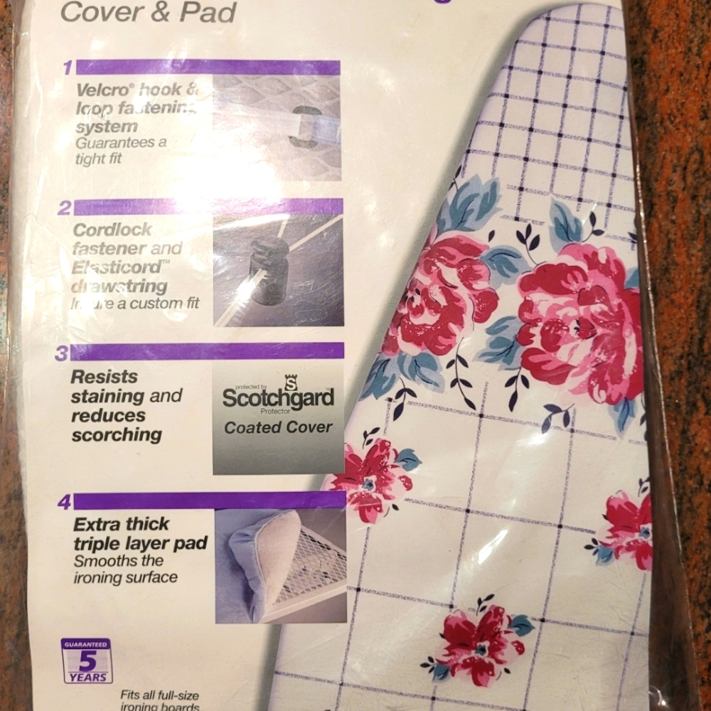 Iron Board Cover & Pad Original Vintage Seymour Sealed